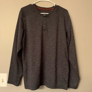 Mens Prana Henley style shirt/sweater